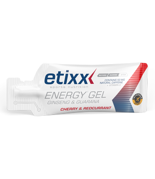 ETIXX GINSENG&GUARANA ENERGY GEL ČERV. RYBÍZ-TŘEŠEŇ 50G