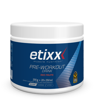 ETIXX PRE-WORKOUT ČERV. OVOCE PDR 200G