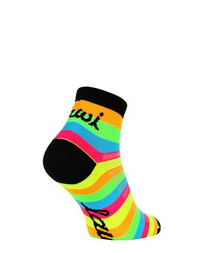 Cyklistické ponožky Pallett Fluo krátké_00721_02