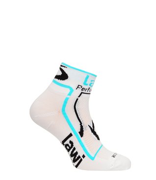 Ponožky Performance White/Tyrkys kr. vel.2 (39-42)