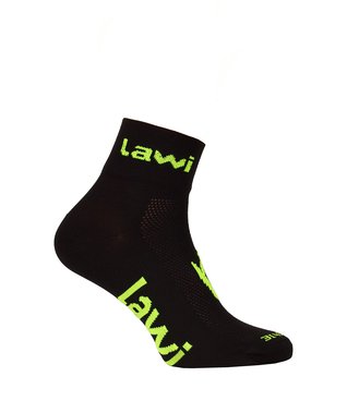 Cyklistické ponožky Zorbig krátké Black/Fluo Yellow_00613_01