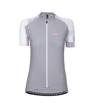 Dámský cyklistický dres Dots Grey_00879_01