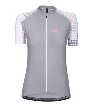Dámský cyklistický dres Dots Grey_00879_01