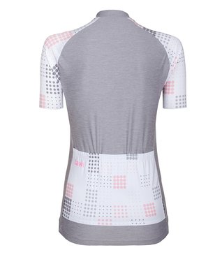 Dámský cyklistický dres Dots Grey_00879_02