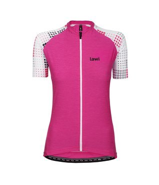 Dámský cyklistický dres Dots Pink_00878_01