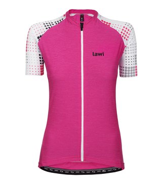 Dámský cyklistický dres Dots Pink_00878_01