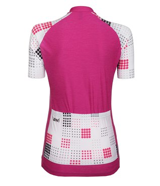 Dámský cyklistický dres Dots Pink_00878_02