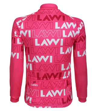 Dětský zateplený cyklistický dres BRUTALISM pink_00967_02