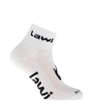 Cyklistické ponožky Zorbig krátké White/Black