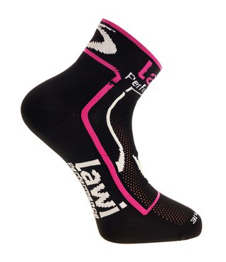 Cyklistické ponožky Performance krátké Black/Fluo Pink