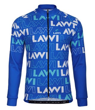 Pánský zateplený cyklistický dres BRUTALISM blue