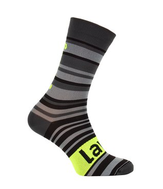 Cyklistické ponožky Rava dlouhé Grey/Fluo Yellow