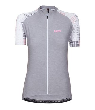 Dámský cyklistický dres Dots Grey