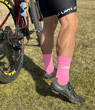 Cyklistické dlouhé ponožky STY_01001_04